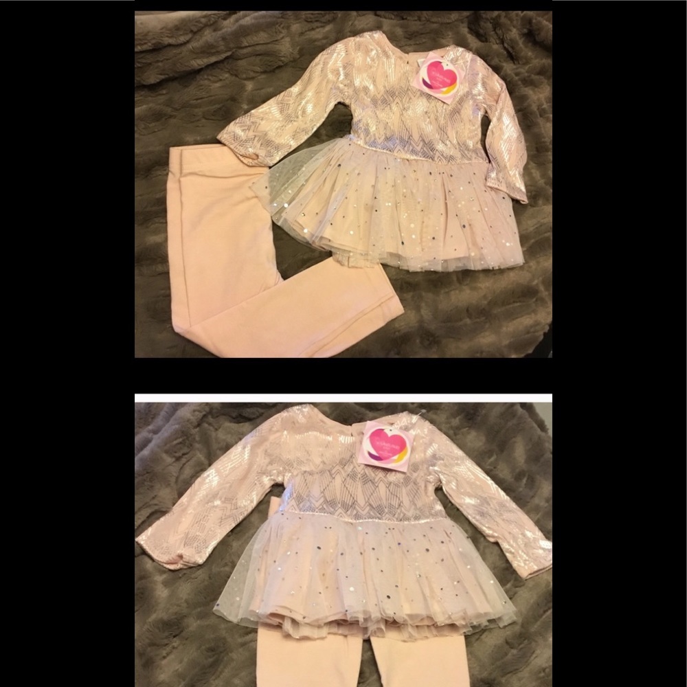 Final🚨 Youngland Tutu Top & Leggings 12m - Picture 2 of 5